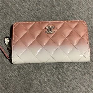 Chanel waterfall wallet